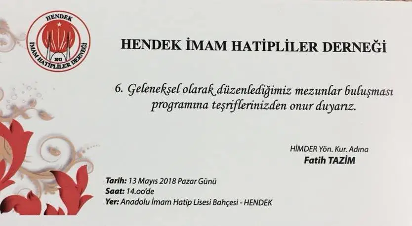 Haber: HİMDER Geleneksel Mezunlar Gününe davet - Öne Çıkan