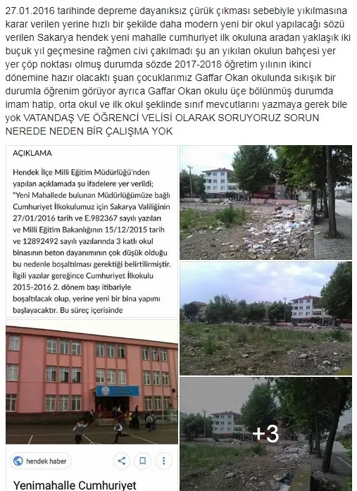 Haber: Yenimahalle Cumhuriyet İlkokuluna Ne Zaman Başlanacak - Galeri-3