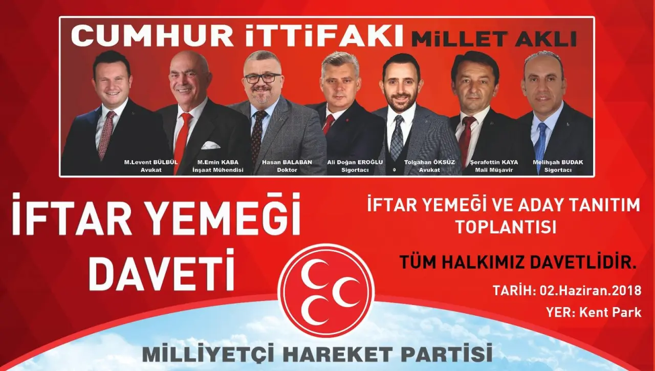 Haber: MHP İftar ve Aday Tanıtım Programına Davet - Öne Çıkan