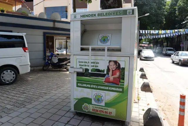 Kullanılmayan giysiler çöpe değil kumbaraya