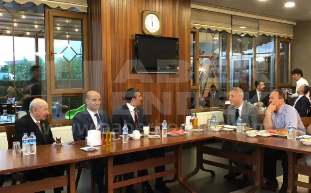Bahçeli Hendek’teydi