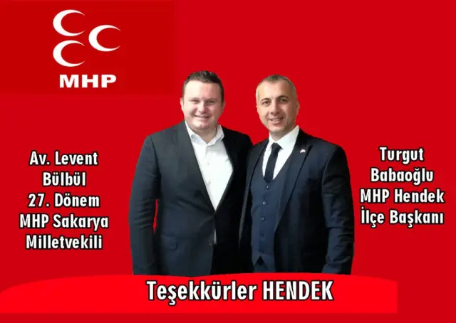 MHP Milletvekili Bülbül ve İlçe Başkanı Babaoğlu’ndan Seçim Teşekkürü
