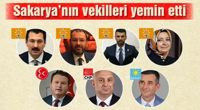 Sakarya Milletvekilleri Yemin Etti