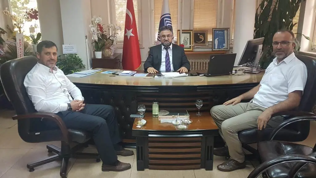 Haber: Sofu Rektör ve Rektör Yardımcılarını Ziyaret Etti - Galeri-1