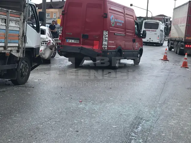50 metre arayla iki ayrı kaza