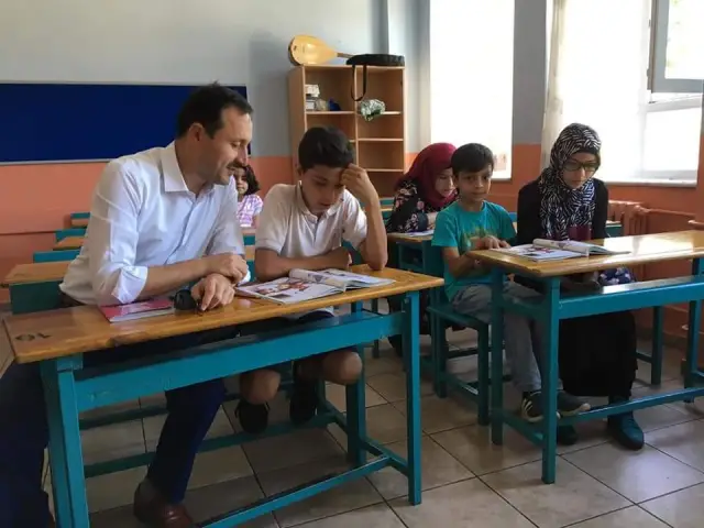 Çuhadar, Eğitim Alan Göçmen Çocukları Ziyaret Etti