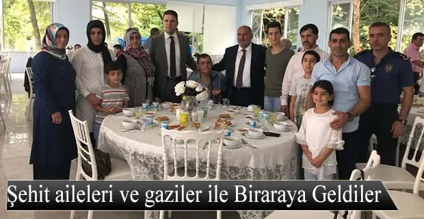 Haber: Şehit aileleri ve gaziler ile Biraraya Geldiler - Öne Çıkan