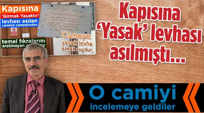 Haber: Büyük Camide ki O Yazı Kaldırıldı - Öne Çıkan