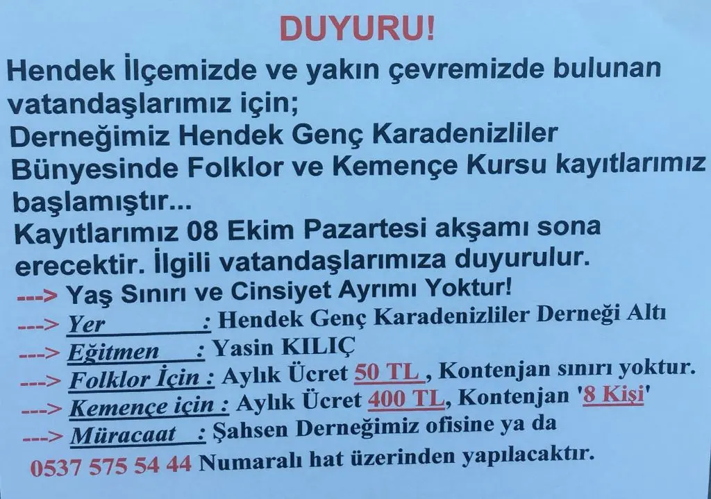 Haber: Genç Karadenizliler Folklor ve Kemençe Kursu Açıyor - Öne Çıkan