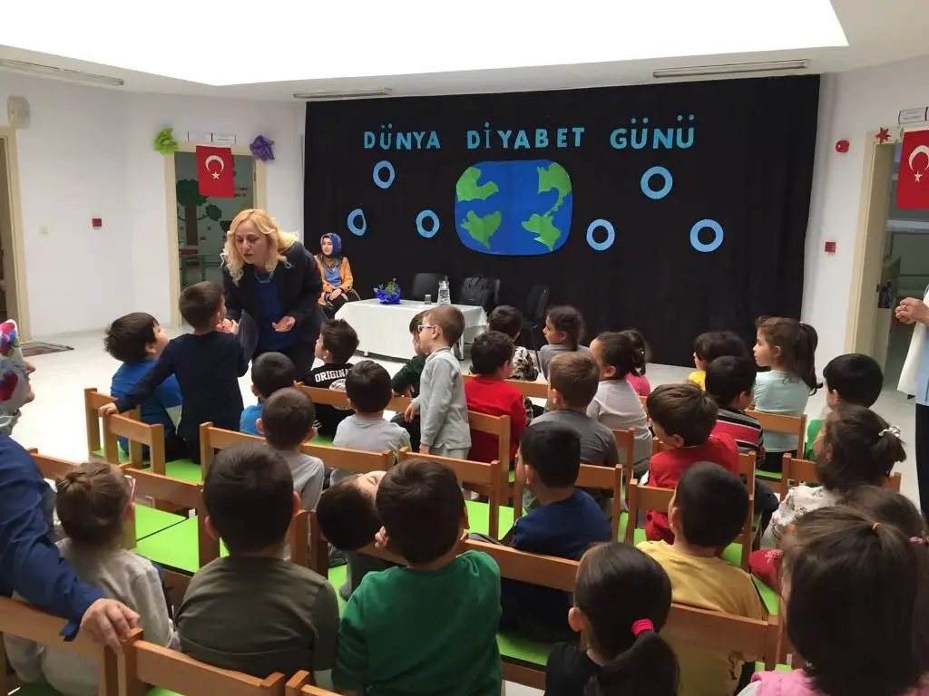 Haber: ANAOKULU ÖĞRENCİLERİ DÜNYA DİYABET GÜNÜNÜ KUTLADI - Galeri-1