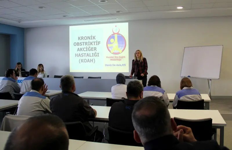 Haber: Hendekte Fabrika işçilerine KOAH eğitimi - Öne Çıkan
