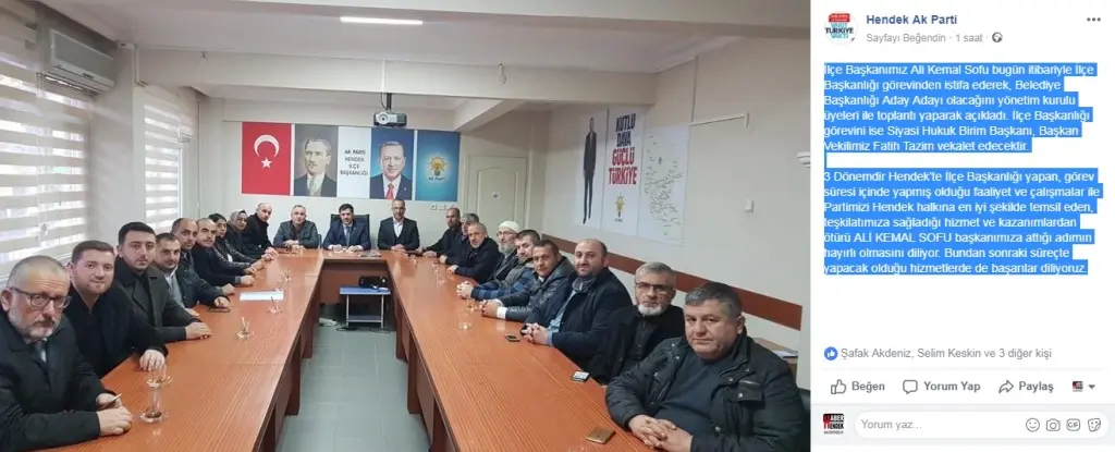 Haber: Sofu’dan Boşalacak Olan İlçe Başkanlığına O İsim Gelecek - Galeri-1