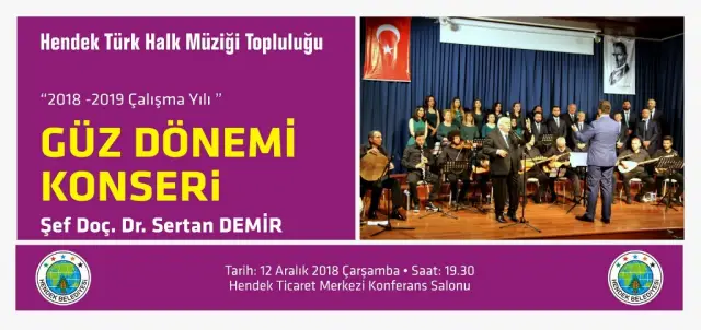 Hendek’te Türk Halk Müziği Konseri