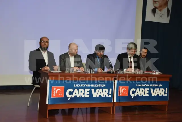 Hendek’te Saadet Partisi Kongreyi Yaptı