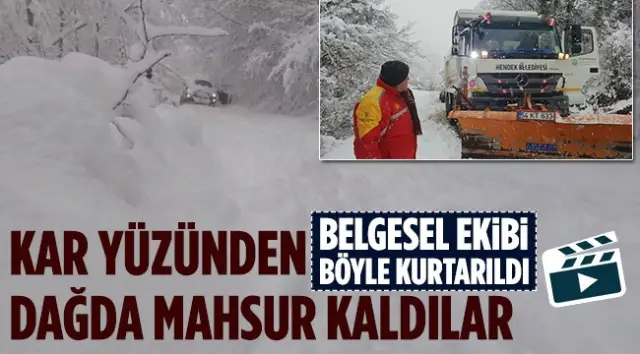 Dağların Hikayesi Ekibi Dağda Mahsur Kaldı