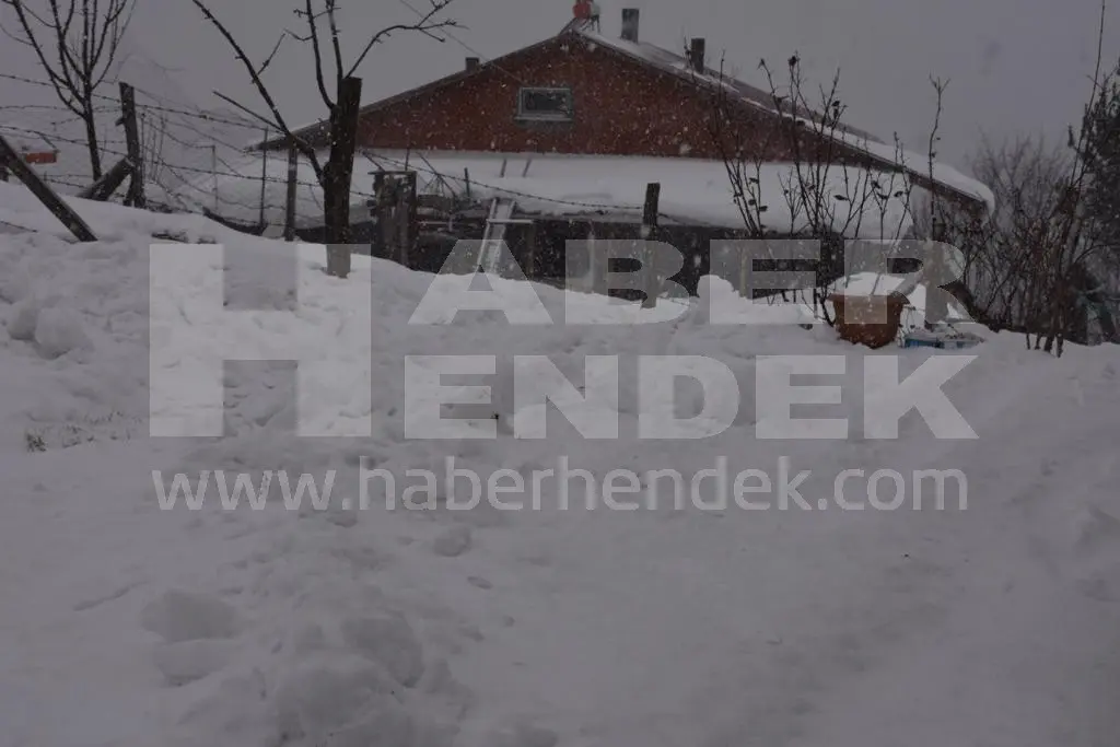 Haber: Hendek'in Zirvesinde Kar yeniden  Başladı - Galeri-2