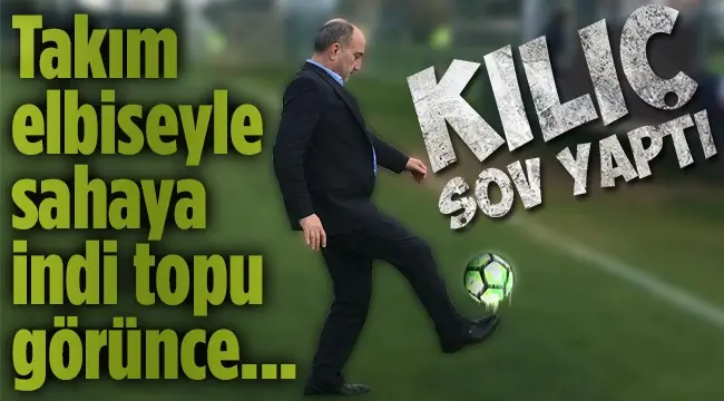 Haber: Topu Görünce Takım elbiseyle sahaya indi - Öne Çıkan