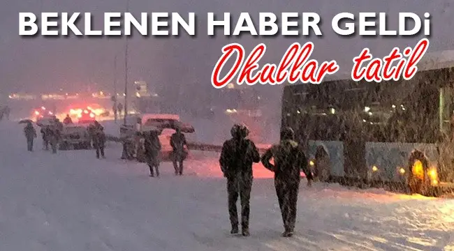 Haber: Tüm Okullar Tatil - Öne Çıkan