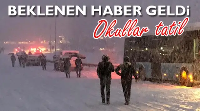 Tüm Okullar Tatil