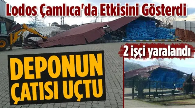 Lodos Çamlıca'da Etkisini Gösterdi