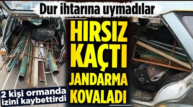 Haber: Jandarmanın ‘Dur’ ihtarına uymayarak kaçtılar - Öne Çıkan