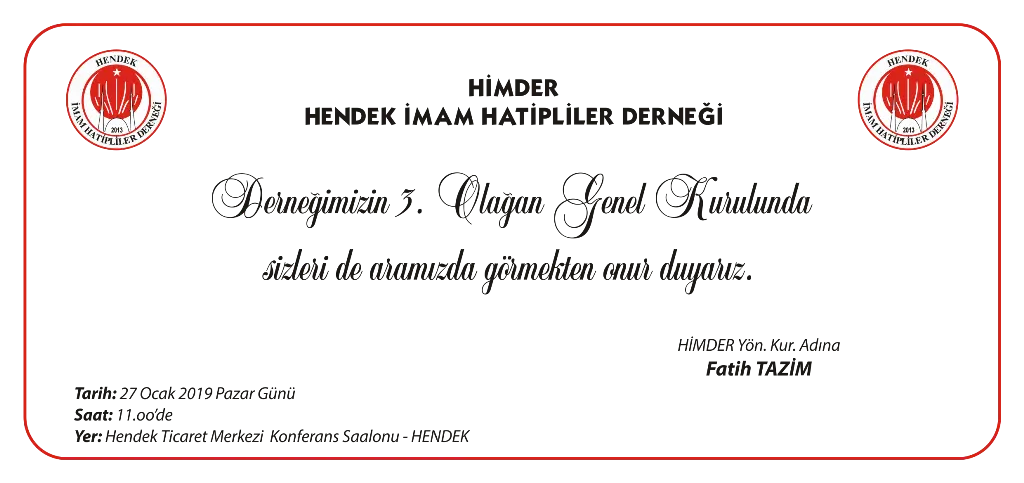 Haber: HİMDER KONGREYEGİDİYOR - Öne Çıkan