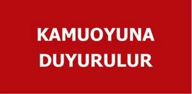 Haber: Atçı'dan Kamuoyuna Açıklama - Öne Çıkan
