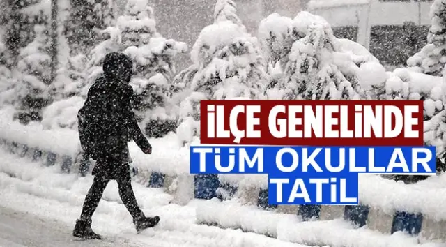 Hendek’te tüm okullar tatil