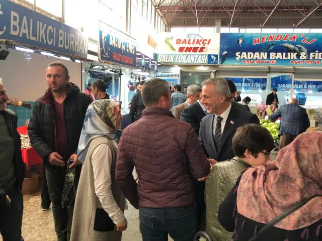 Hendek Esnafından Babaoğluna yoğun ilgi