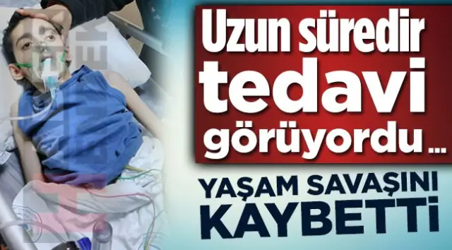Genç Ömer Faruk Yaşam Savaşını Kaybetti