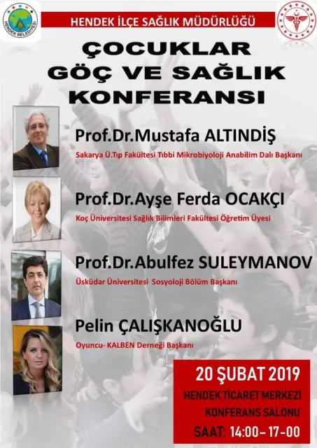 HENDEK'TE BİLİM TOPLUMLA BULUŞACAK