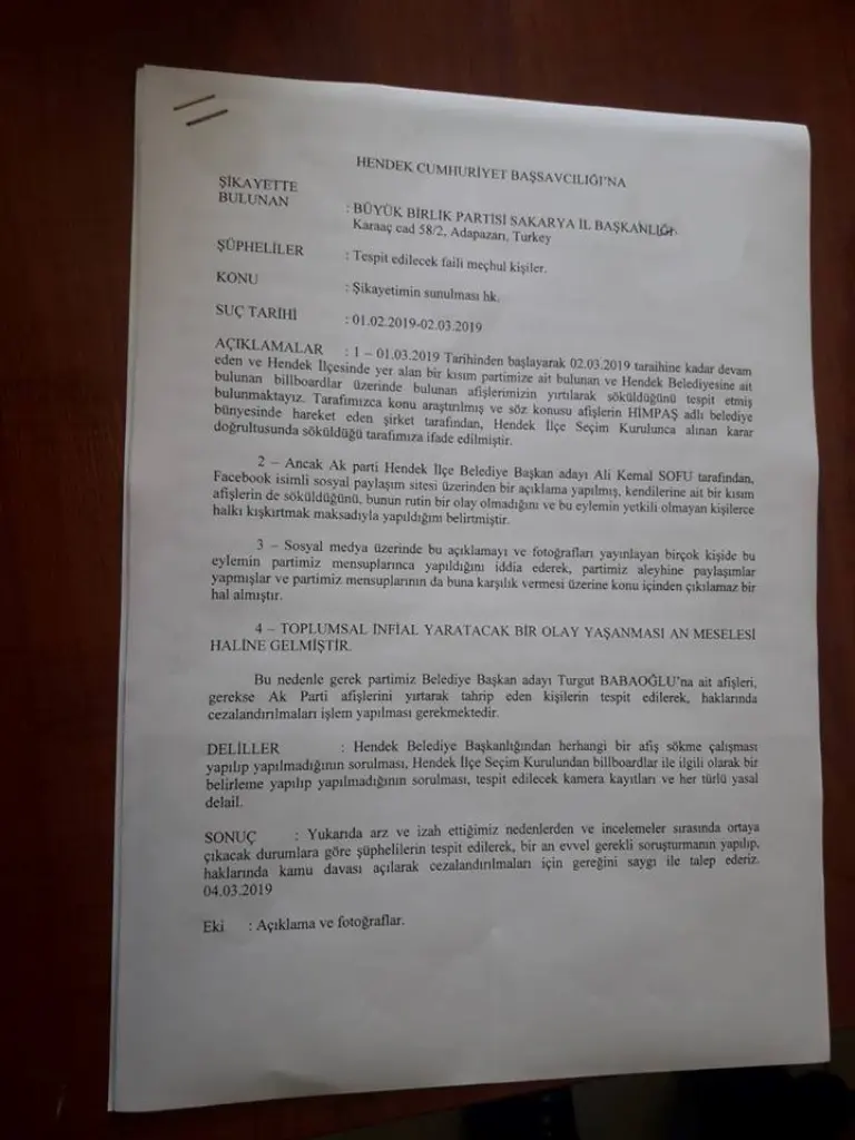 Haber: Afiş Yırtma Olayına BBP'den Suç Duyurusu - Öne Çıkan