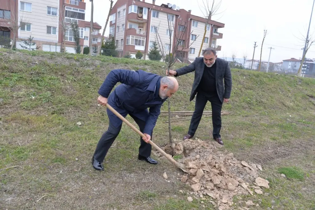 Haber: Belediye Meclisi Fidan Dikti - Galeri-1