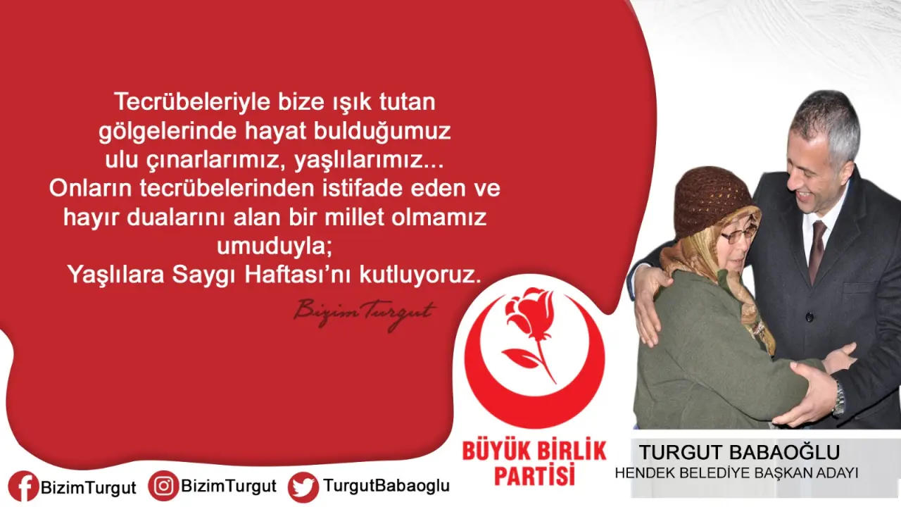 Haber: Babaoğlu’ndan Yaşlılar Haftası Mesajı - Öne Çıkan