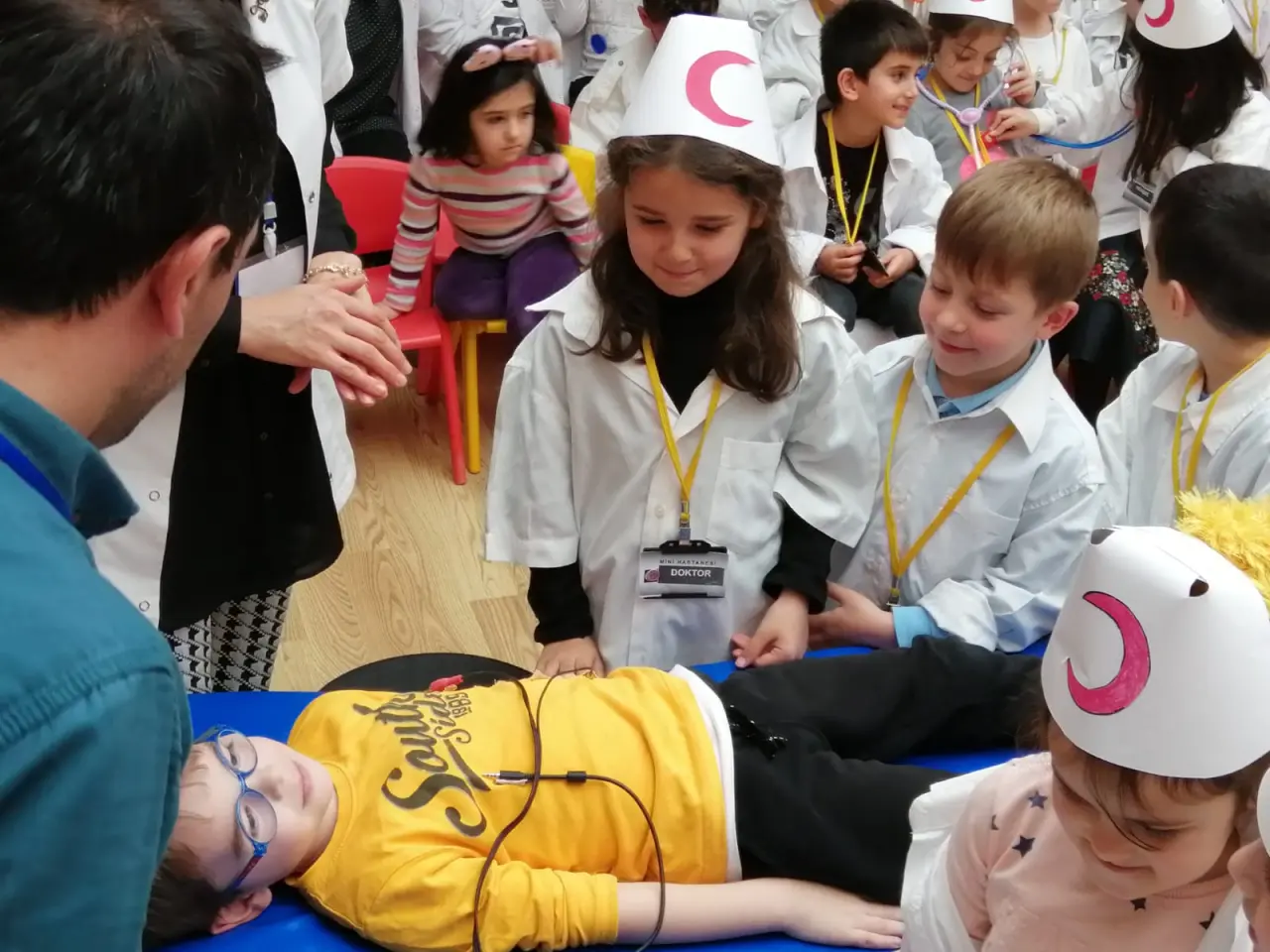 Haber: MİNİKLER SAĞLIK PERSONELİ OLDULAR - Galeri-4