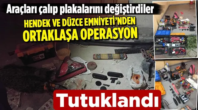 Haber: Hendek ve Düzce Emniyetinden Ortak Operasyon - Öne Çıkan