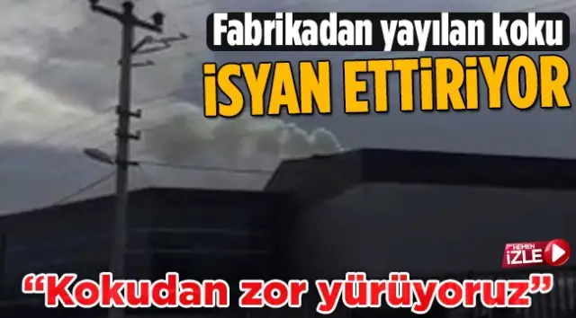 Fabrikadan Çıkan Koku İsyan Ettiriyor
