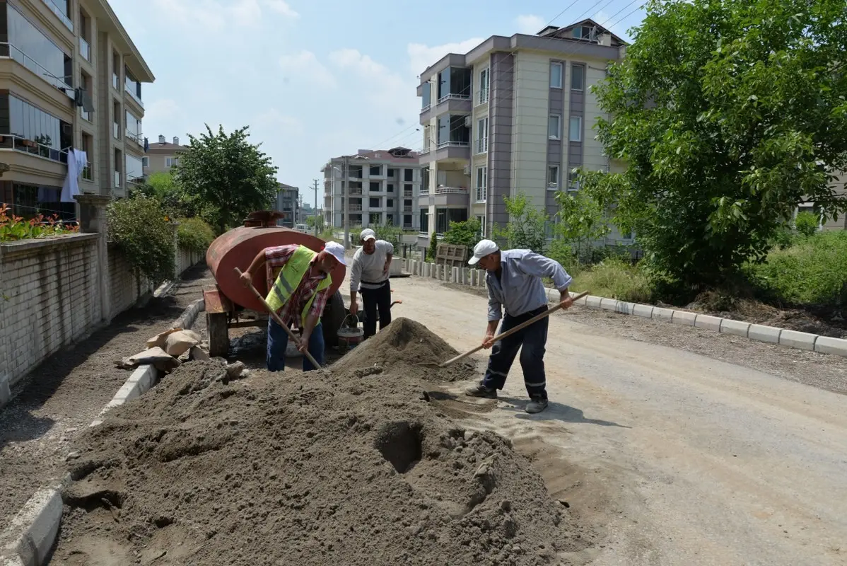Haber: Yenimahalle’de yaya yolu çalışması - Galeri-1