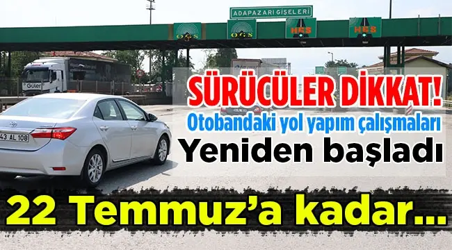 Haber: TEM'i Kullanacaklar Dikkat - Öne Çıkan