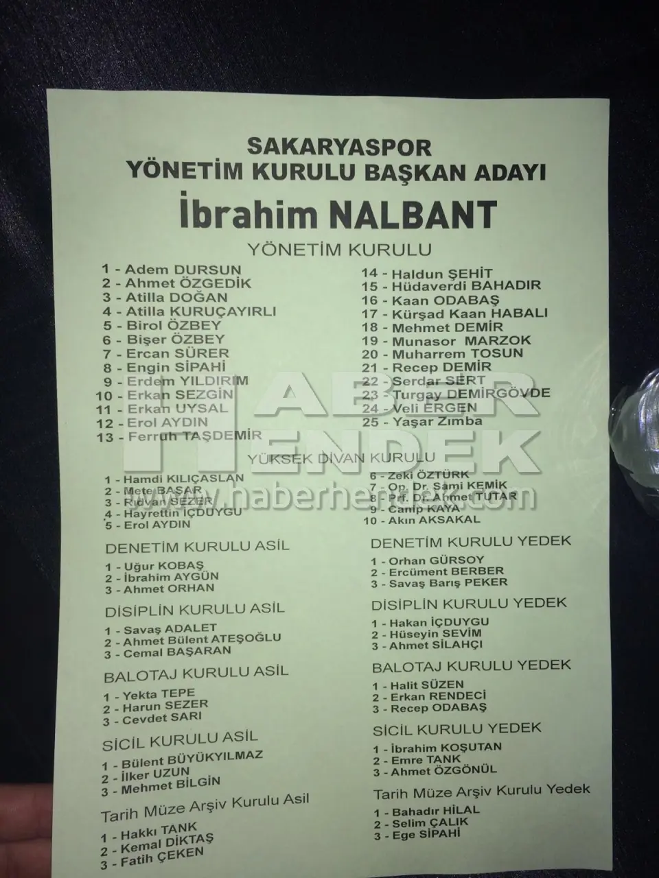 Haber: Nalbant Sakaryaspor'un Başkanı Oldu - Galeri-1
