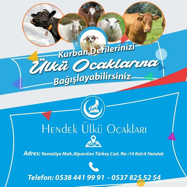 Haber: Ülkü Ocakları Kurban Derisi Bağışlarınızı Bekliyor - Öne Çıkan