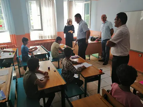 Haber: Kaymakam Eğitim Gören Çocukları Ziyaret etti - Galeri-1