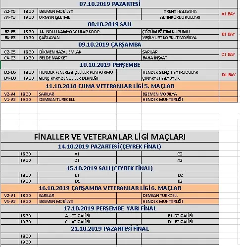 Haber: Hendek Kaymakamlık Turnuvası Başlıyor - Galeri-2