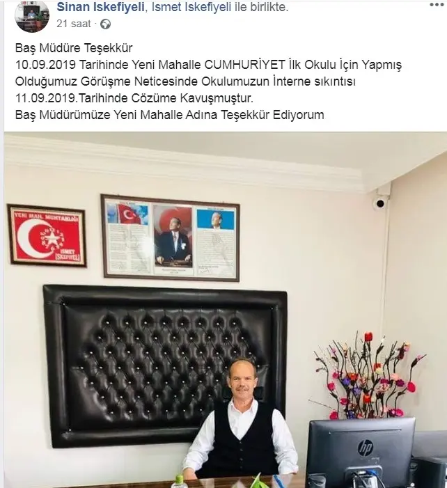 Haber: Cumhuriyet İlkokulunun Bir Sorunu Daha Çözüldü - Galeri-2