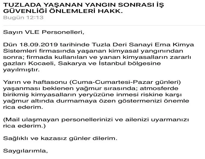 Haber: Şehirde Kimyasal Yağmur Paniği - Galeri-1