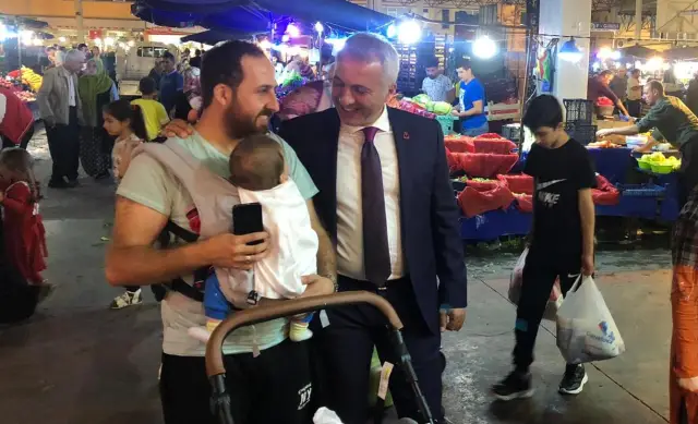 Babaoğlu esnaf ve vatandaşı dinledi