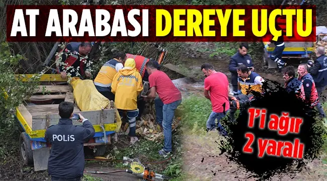 Haber: At Arabası Dereye Uçtu - Öne Çıkan