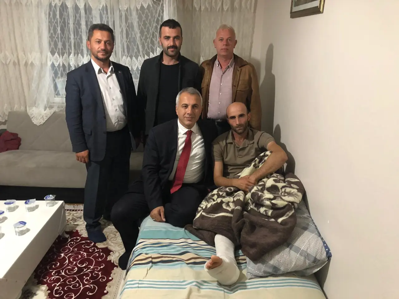 Haber: Babaoğlu Gazi Uzman Çavuş’u Ziyaret Etti - Galeri-1