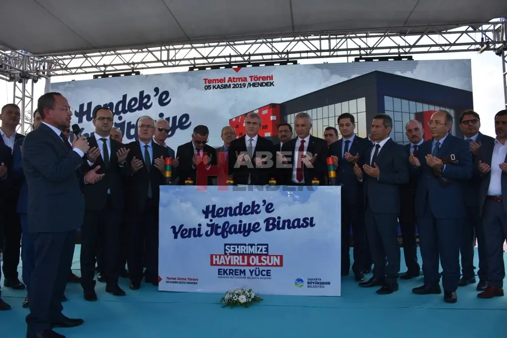 Haber: Hendek itfaiye hizmet binasının temeli atıldı - Galeri-8