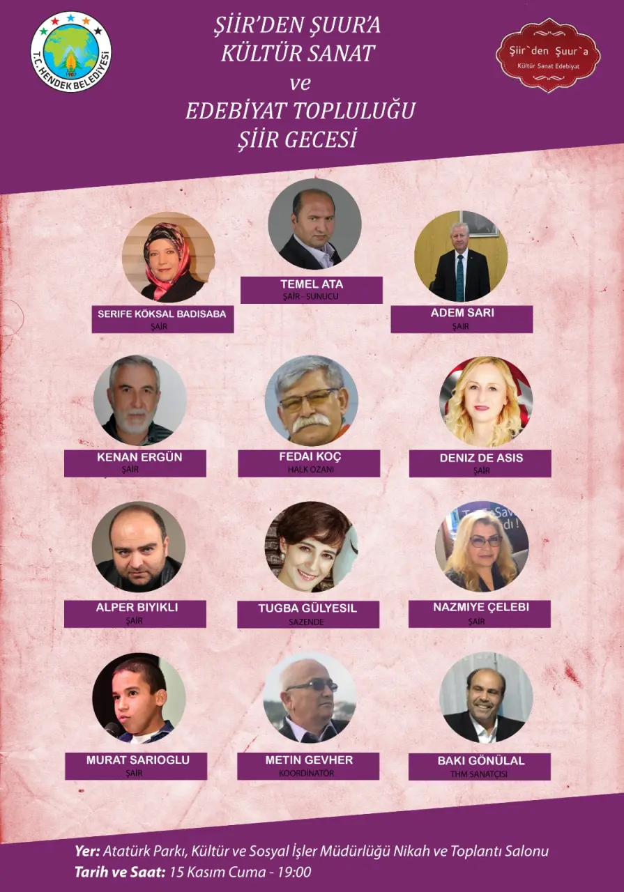Haber: Şiir gecesine davet - Öne Çıkan